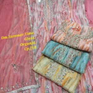 Dm Summer Time Glass Organza