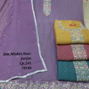 Dm Mishti Star Georgette