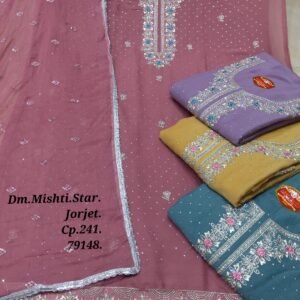 Dm Mishti Star Georgette