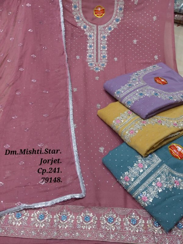 Dm Mishti Star Georgette
