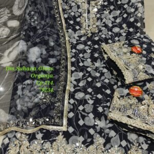 Dm Suhana Glass Organza