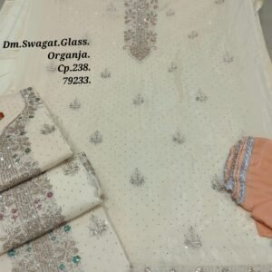 Dm Swagat Glass Organza
