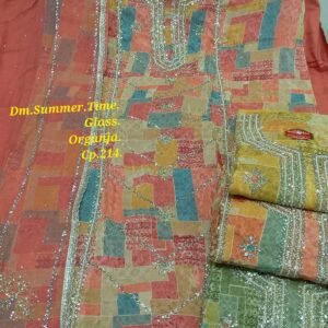 Dm Summer Time Glass Organza