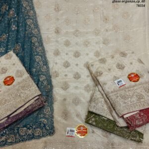 Dm Jaina Dairy Glass Organza