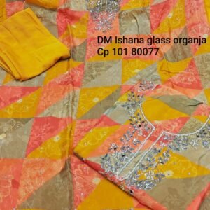 Dm Ishana Glass Organza