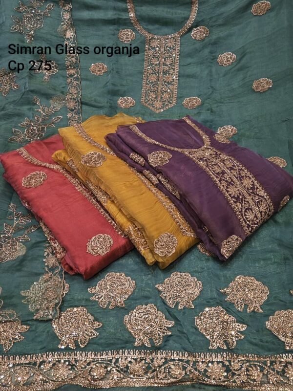 Simran Glass Organza