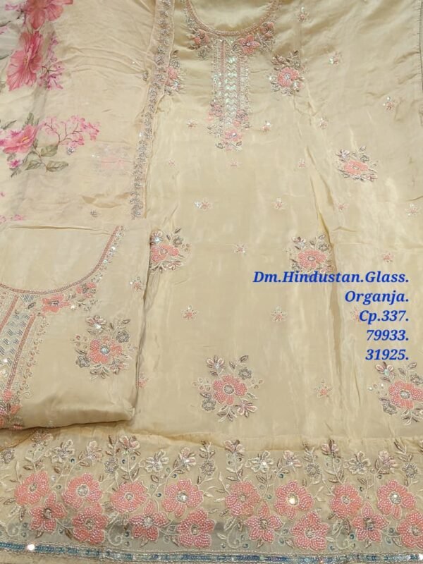 Dm Hindustan Glass Organza