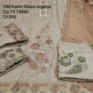 Dm Karim Glass Organza