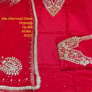 Dm Charcoal Glass Organza