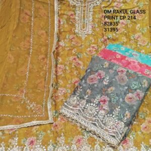 DM RAKUL GLASS PRINT CP-214 , 82835