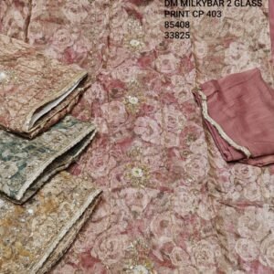 DM MILKYBAR 2 GLASS PRINT CP-403 85408