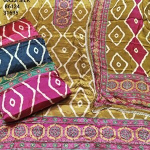DM SALOOO CP-98 , GAJJI SILK  86124
